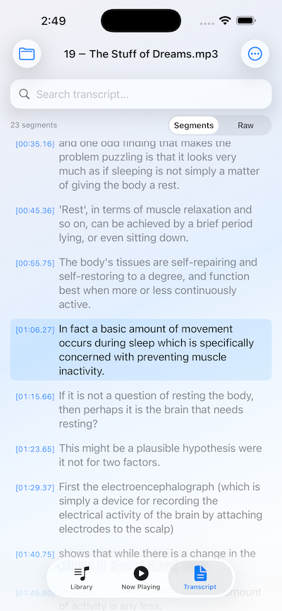 App screenshot