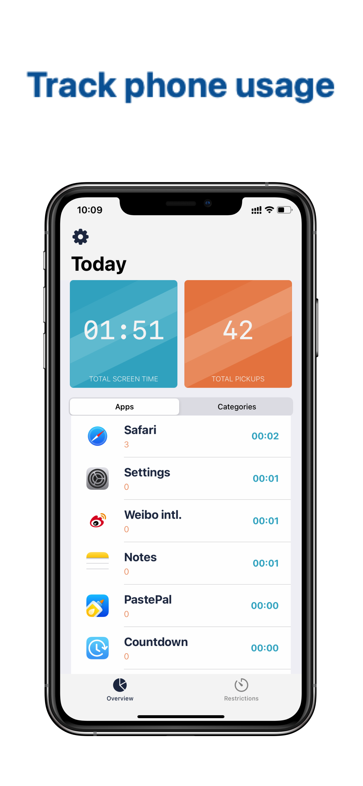 App screenshot